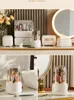 360° otočný organizér na make-up Držák na štětce na make-up Náhled obrázku produktu 8