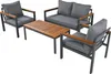 Merax Gartenlounge Set 4-tlg. Balkonmöbel Set mit Kissen Produktbild-Vorschau 11