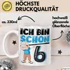 6. Geburtstag Geschenk Tasse Becher Jungs Dab Produktbild-Vorschau 3