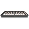 vidaXL Letto in legno massiccio grigio 135x190 cm Anteprima dell’immagine prodotto 6