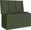 vidaXL Bac de stockage extérieur Olive Vert 100 x 50,5 x 50 Voir les images du produit 3