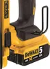 Close-up of the battery and handle of a DeWalt power tool. Produktbild-Vorschau