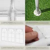 A collage of four images showing details of a white pavilion, including its structure, anchoring, windows, and fastening system. Náhled obrázku produktu