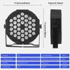 4er Set 12W 36 LEDs Discolicht  RGB Bühnenlicht DMX PAR Produktbild-Vorschau 12
