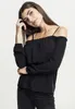 Urban Classics Langarmshirt Damen Ladies Cold Shoulder Produktbild-Vorschau 9