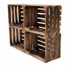 Four wooden crates stacked in a 2x2 configuration against a white background. Náhled obrázku produktu