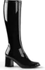 Schmalschaft Stiefel Stretchlack schwarz Schuhgröße: 36 Produktbild-Vorschau 2