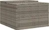 vidaXL Mähroboter-Garage Grau 86x90x52/57 cm Poly Rattan Produktbild-Vorschau 7
