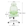 MARK ADLER Junior 6.3 Green | Verstellbarer Drehstuhl für Produktbild-Vorschau 15