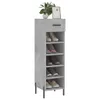 The Living Store Schuhschrank Betongrau 30x35x105 cm Produktbild-Vorschau 3