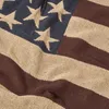 HOMESCAPES Jacquard-Decke Stars & Stripes im Vintage-Stil – Produktbild-Vorschau 3