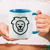 Huuraa Kaffeetasse Löwe Sternzeichen Symbol 330ml Blau Produktbild-Vorschau 3