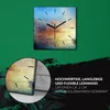 Coloray Uhr auf Leinwand 30x30 cm Wand Uhr Dekoration Produktbild-Vorschau 5