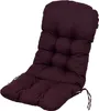 A single purple cushion for a chair, shown against a white background. Podgląd zdjęcia produktu