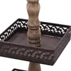 Etagere Servierplatte 2 Stöckig 51 cm XXL Braun Etagen Produktbild-Vorschau 10