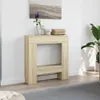 vidaXL Obudowa kominka dąb sonoma 81x18x82 cm materiał Podgląd zdjęcia produktu 3