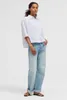 SENSES THE LABEL Damen Hemdbluse Boxy Fit 100% Baumwolle, Produktbild-Vorschau 2