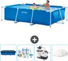Intex-Schwimmbecken mit rechteckigem Rahmen – 260 x 160 x Produktbild-Vorschau 1