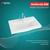 LAVITA Möbelwaschtisch Kalifornia 600 | Möbelwaschbecken | Produktbild-Vorschau 2