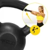 4FIZJO Gusseiserne Kettlebell 14 kg, Trainingsgewicht für Produktbild-Vorschau 4