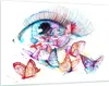 Bilder auf glas - Auge Butterflys Fantasie Fantasie - Produktbild-Vorschau 1