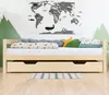 Under Bed Wooden Drawer with two cutouts BUDDY on Wheels - Produktbild-Vorschau 1