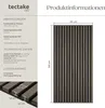 tectake® Akustikpaneele Sonic Wall Holzoptik in Eiche grau Produktbild-Vorschau 5