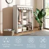 Armoire à vêtements HOMCOM, armoire pliante, armoire avec Voir les images du produit 6