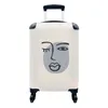 MuchoWow® Koffer Handgepäck Trolley Rollkoffer Kleine Produktbild-Vorschau 1