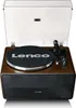 A Lenco turntable with built-in speakers and a clear dust cover, presented against a white background. Anteprima dell’immagine prodotto