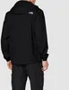 A person wearing a black jacket and pants, viewed from the back. Produktbild-Vorschau