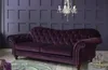 Luxus Chesterfield Wohnzimmer Couch Braun Sofa Sitz Polster Produktbild-Vorschau 5