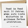 Mr. & Mrs. Panda Glückwunschkarte Spruch 50. Hochzeitstag Produktbild-Vorschau 1
