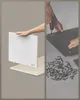 VASAGLE TV-Schrank, Fernsehtisch Wohnzimmer, geriffeltes Produktbild-Vorschau 2