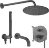 Set Vasca-Doccia Rea Lungo Titanium Anteprima dell’immagine prodotto 1