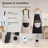 Kinder Malschürze 4er Set, wasserfeste Bastelschürze für Produktbild-Vorschau 2