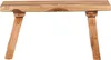 SITZBANK "PALMA" | Massivholz, 84cm | Flurbank, Blumenbank Produktbild-Vorschau 3