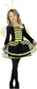 Costume da ape per bambina, taglia:110/116 Anteprima dell’immagine prodotto 1