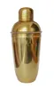 COCKTAIL SHAKER 3-teilig Gold 500ml aus Edelstahl Produktbild-Vorschau 3
