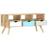 TV-Schrank 110×35×48 cm Massivholz Mango Produktbild-Vorschau 2