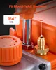 VEVOR Vakuumpumpe mit Manometer, 4,5 CFM 127 L/min, 250 W Produktbild-Vorschau 5