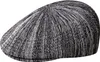Kangol leichte luftige melierte Flatcap Ventair 507 in schwarz