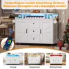 Küchenwagen mobil mit klappbarer Arbeitsplatte, 120 x 42 x Produktbild-Vorschau 4