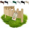 Floranica Steccato in legno 200 x 40 cm, Naturale – bordo Anteprima dell’immagine prodotto 1