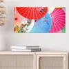 DEQORI Hybrid Leinwand Bild 60x30 cm 'Bunte Schirmvielfalt' Produktbild-Vorschau 4