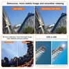 Collage of marketing images demonstrating product features like image stabilization, noise reduction, and HDR to SDR conversion. Náhled obrázku produktu