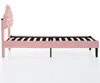 Łóżko tapicerowane Zerbaco, 90x200 cm, jednoosobowe, z Podgląd zdjęcia produktu 5