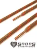SNORS Sicherheitssenkel rund - SCHLAMM / ORANGE - 5mm - Produktbild-Vorschau 2