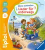 Children on a beach with musical instruments and luggage. Voir les images du produit