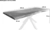 Baumkantentisch 240 x 120 cm Esstisch massiv Akazie Produktbild-Vorschau 3